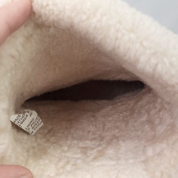 Michael Kors Size 10 MK Brown
Suede Leather Winter Boots Sheep
Fur Lined Booties - Picture 3 of 12